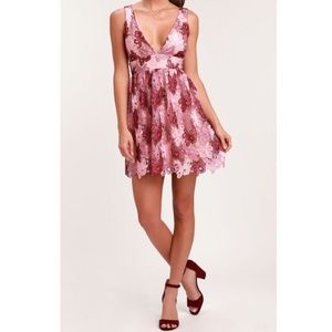 Floral lace dress